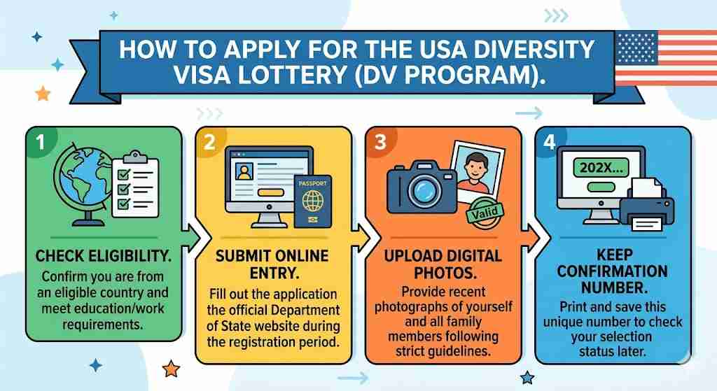 How To Apply for the USA Diversity Visa Lottery Sponsorship Program